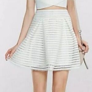 Ginger G White A-Line Skirt